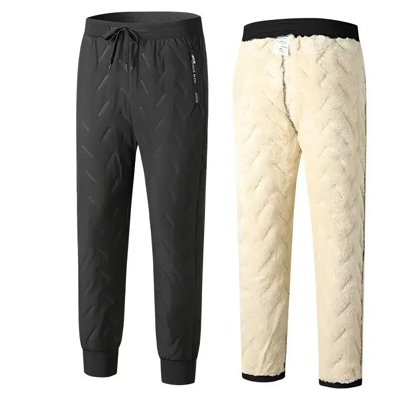 Animal Game Winter Plush Thick Fleece Waterproof Casual Pants Outdoor Windproof Warm Trousers Lambswool Thermal Sport Sweatpants