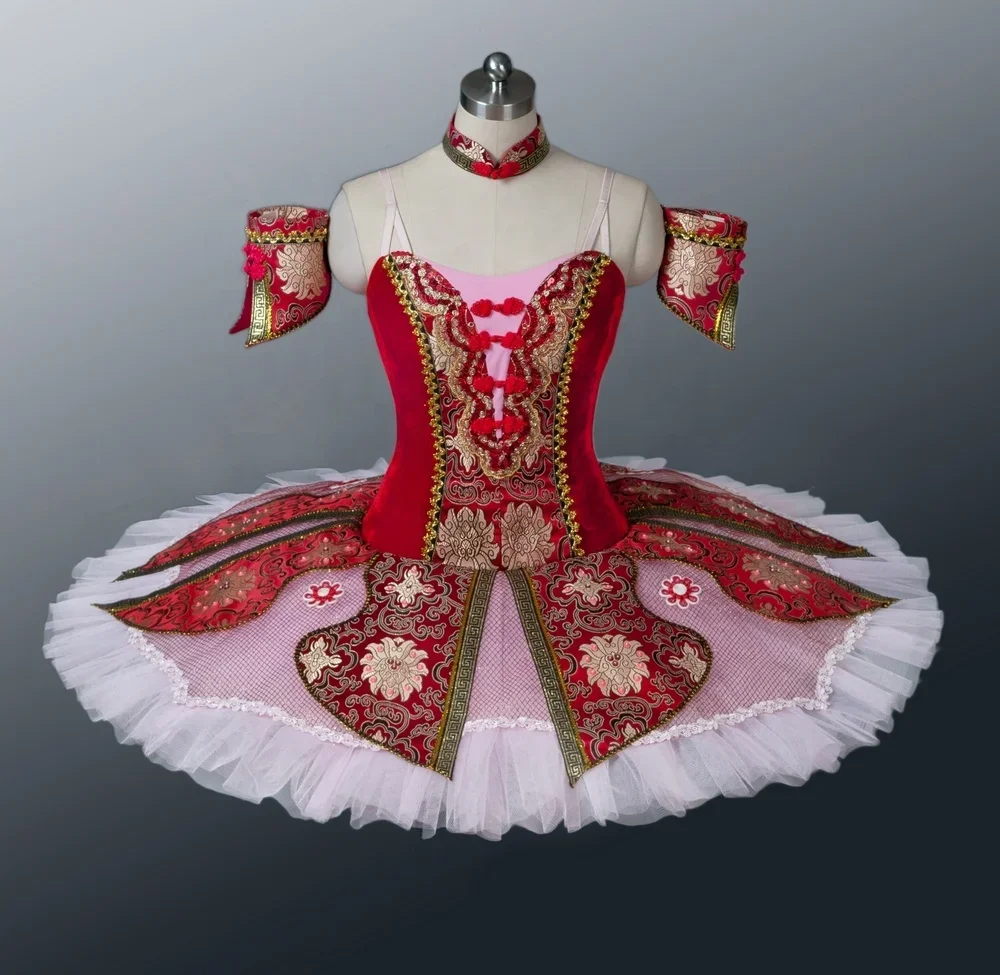 Girls Stage Performance wear adult  ballet professional Chinese style  classical tutu Hooped Sugar Plum Fairy  dance ballet tutu