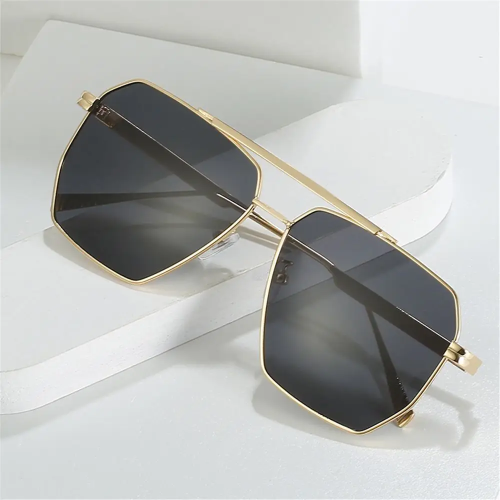 Sun Glasses Lightweight UV400 Protection Women's Polygon Sunglasses Men's Shades Metal Frame Polarized Sunglasses