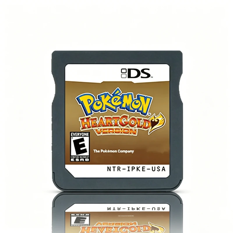 Pokémon DS Game Cartridge Black White 1 2 Platinum HeartGold SoulSilver 4in1 for DS Lite DSi 3DS Classic RPG Retro Game Gift