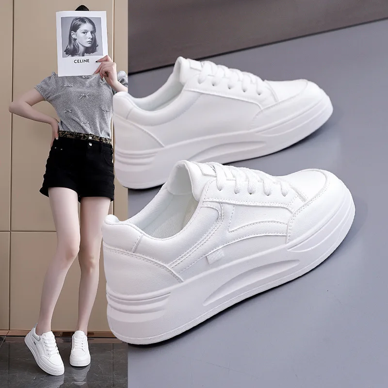 

Ladies Vulcanized Shoes Fashionable New Style Instagram Trendy Versatile Niche Student Sports and Leisure Board Shoes