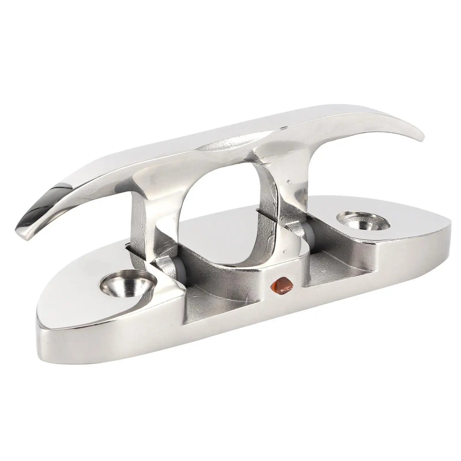 Boat Folding Cleat Dock Cleat Folding Cleat Stainless Steel Flip-Up Dock Cleat for mooring Boat Kayak Marine 4.7in Folding Cleat