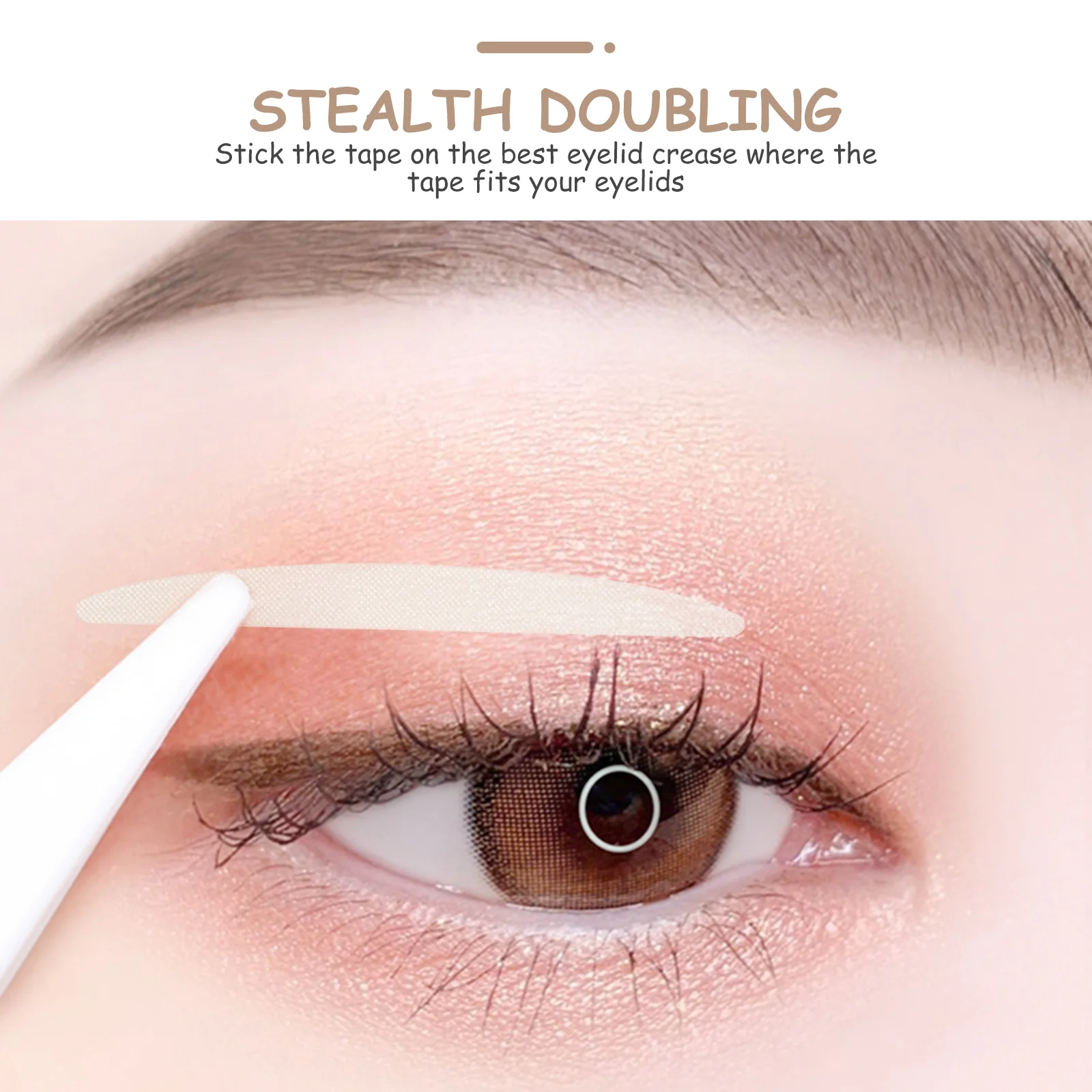 20 Sheets Double Eyelid Sticker Invisible Stickers Beauty Supplies Makeup Tools