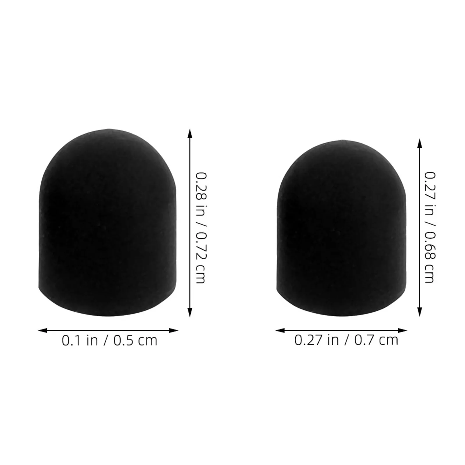 40 Pcs Capacitive Stylus Pen Replacement Ends for Silicone Tips Parts Touch Screen High Sensitivity