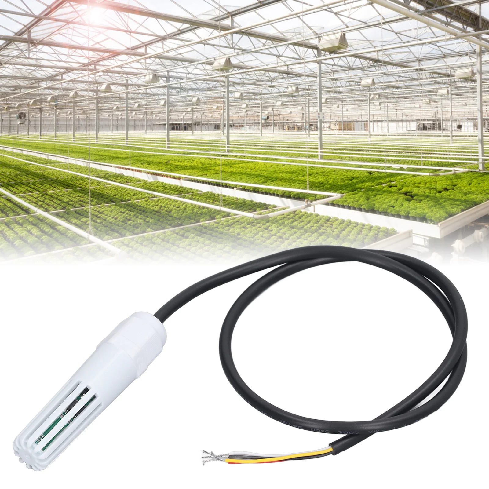 

Temperature Humidity Monitor Transmitter Output Temperature Humidity Sensor Module DC12 to 24V Temperature Humidity Transmitter