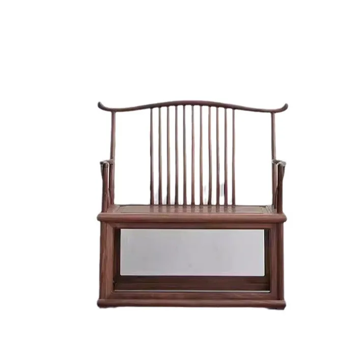 New Chinese Master Chair Black Walnut Large Wide Chair Old Elm Armchair