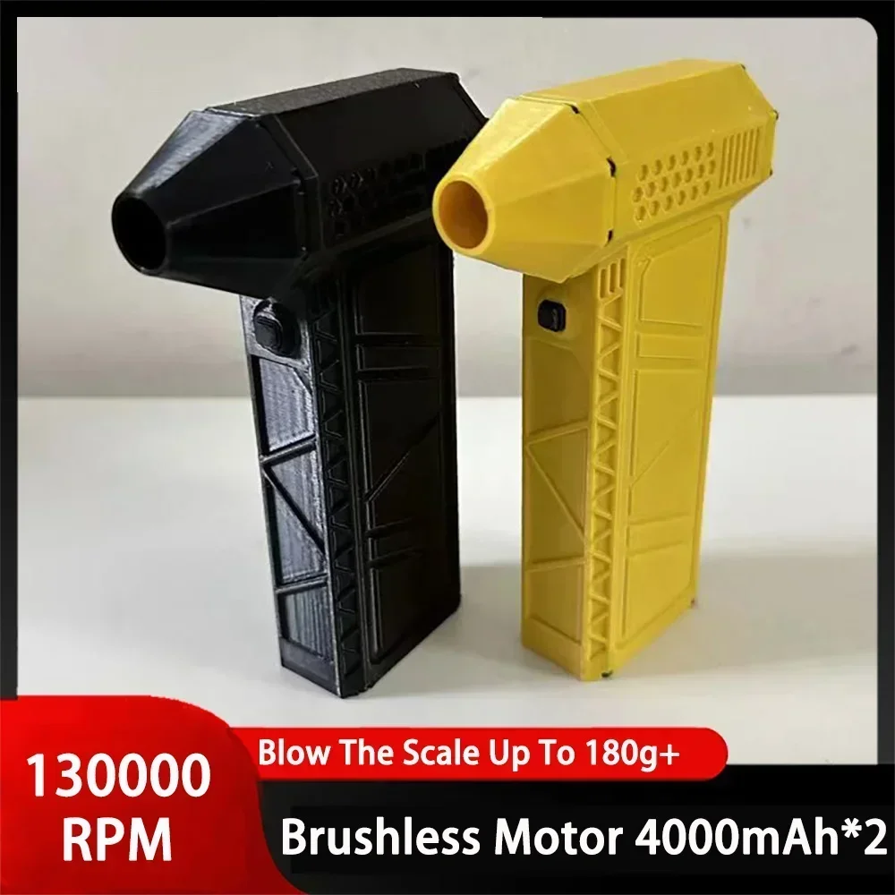 

130000RPM Brushless Motor Turbo Jet Fan Mini Turbo Fan Wireless Blower Super Strong Powerful Air Blower Electric Cyclone Jet Gun