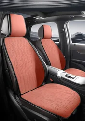 Universal All Seasons Car Seat Cover Perforated Breathable Suede Leather Seat Protection SUV Car Ultra Thin Suede Seat Cover