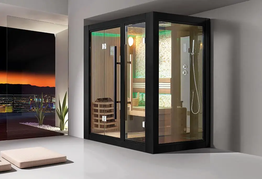 &c Sauna Bath Indoor Steam Shower Room/ Portable Steam Sauna