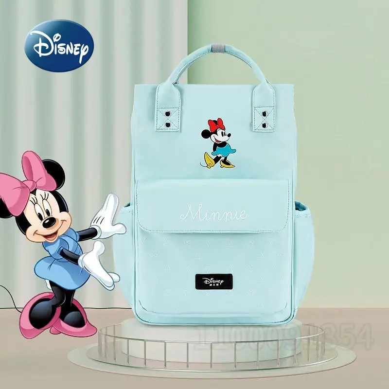 Disney Mickey\'s Multi-Function Fralda Saco de Bebê, Mochila, Marca de Luxo, Desenhos Animados, Alta Qualidade, Moda, Novo