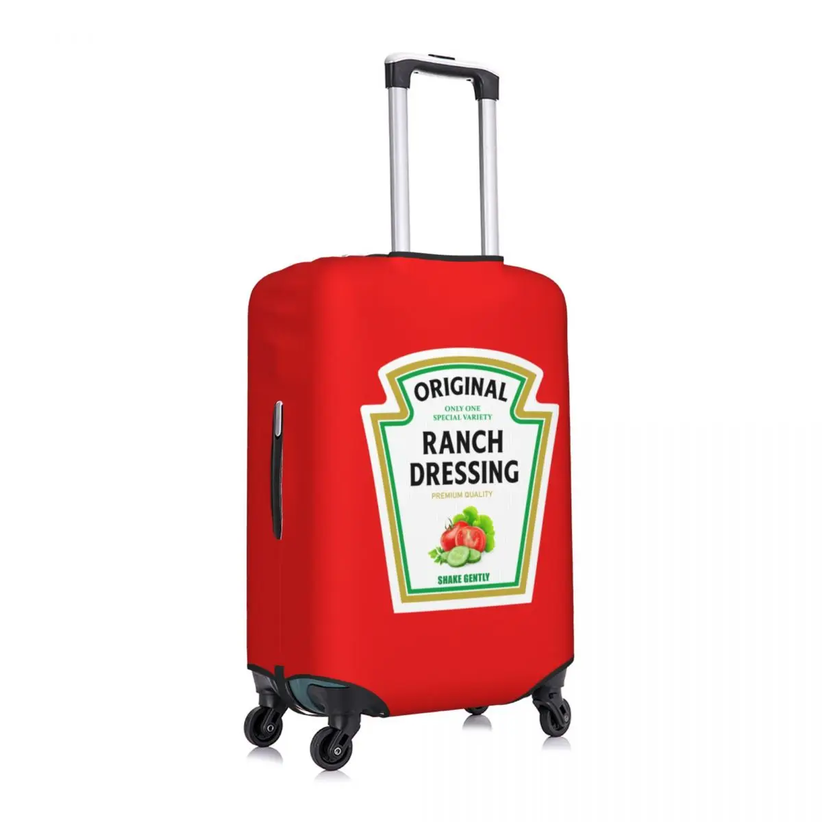 مخصص مزرعة خلع الملابس هالوين زي مطابقة الخردل كيتشب مايو غطاء الأمتعة حامي الغبار برهان حقيبة سفر يغطي #2