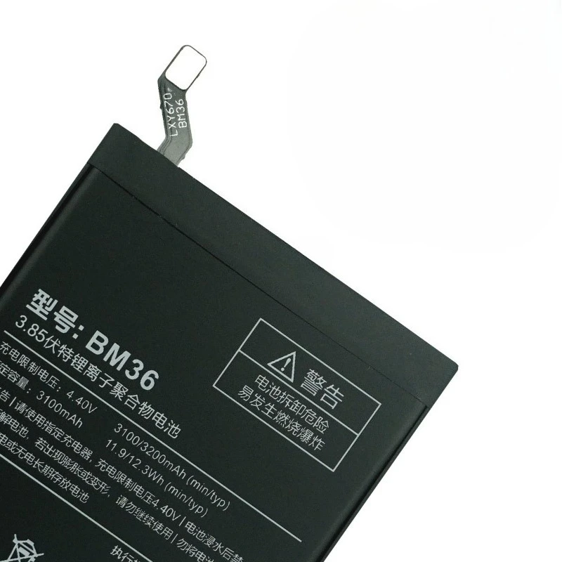 

BM36 for Xiaomi Mi 5s Mobile Phone Battery 0Cycle High Quality High Capacity Battery Replacement Bateria Grade A Cell with Tools