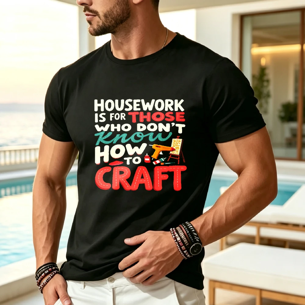 Art Craft Quotes - Craft Quote Design Mens Crewneck T