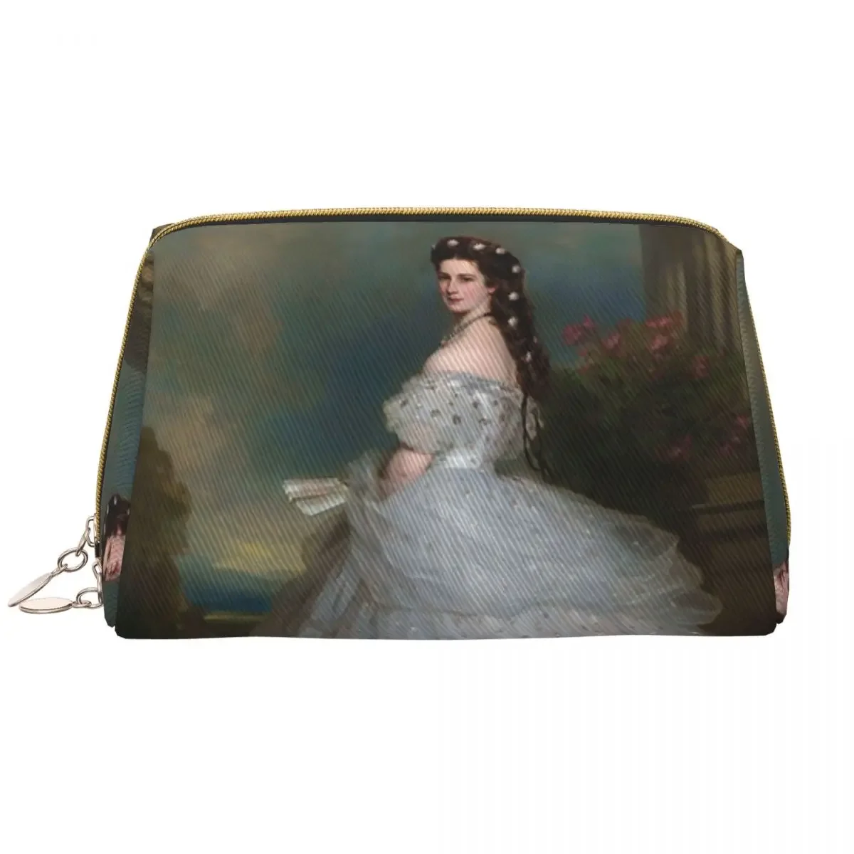 Portrait Of Empress Elisabeth Of Austria By Franz Xaver Winterhalter Cosmetic Bag Makeup Case Beauty Storage Toiletry Bags