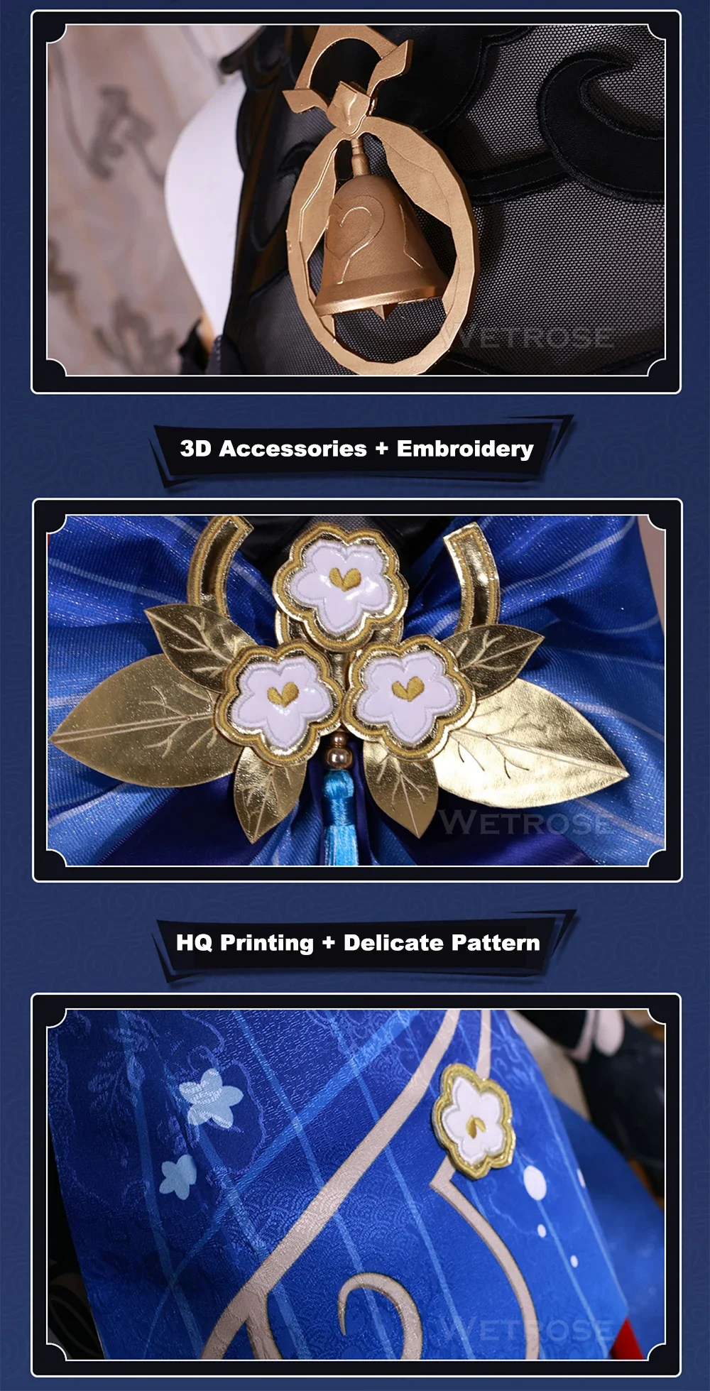 [Wetrose] Ganyu Véspero de jade Gan Yu 2024 Rito de la Linterna New Genshin Impact disfraz disfraces de cosplay  Costumes