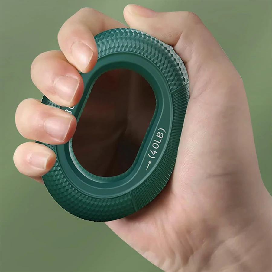 Professional Hand Therapy Grippers - 3 Pack Silicone Exercise Rings for Rehabilitation & Strength Training