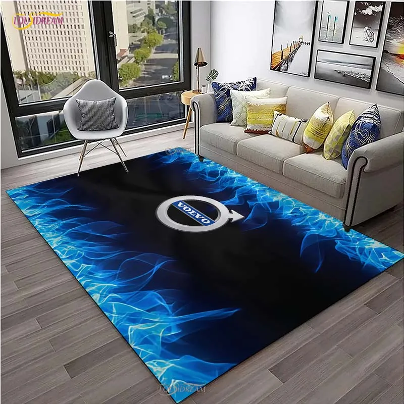 Fashion C-CAR-VO-LVO-BRANDS UnSlip Rug for Living Room,Bedroom,Playroom,Kitchen,Door,Prayer Floor Mat Decor Carpet Gift Alfombr