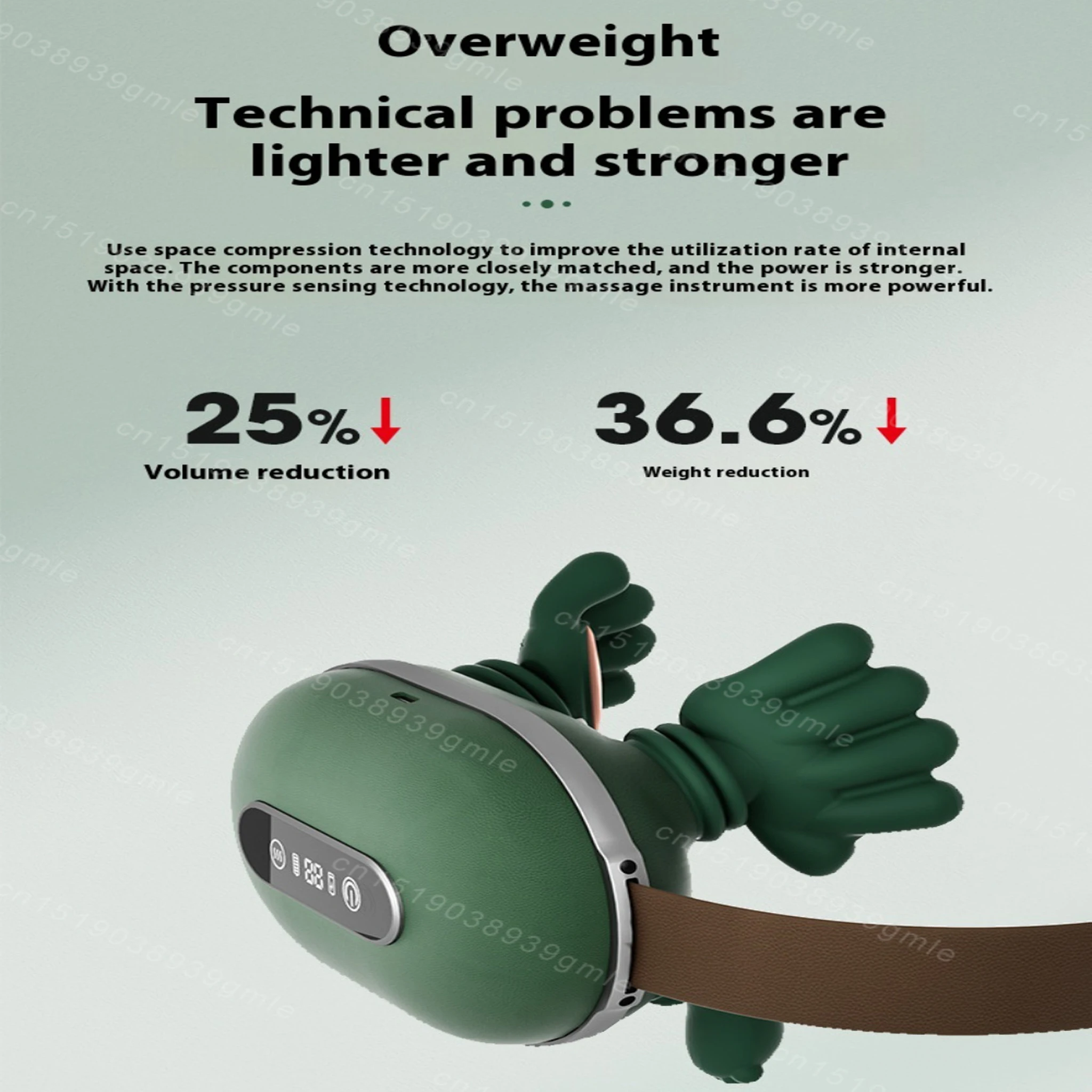 بيونيك الرقبة والكتف مدلك الذكية وسادة تدليك الرقبة اللاسلكية العجن تدليك الرقبة الاهتزاز التدفئة الاسترخاء لتخفيف الآلام #4