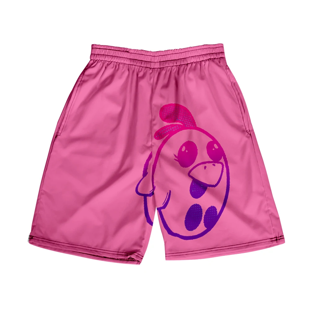 BriannaPlayz CHUCKLZ  CROWN Merch Summer Women/Men  Elastic Waist Streetwear Shorts Kawaii Beach Shorts pants