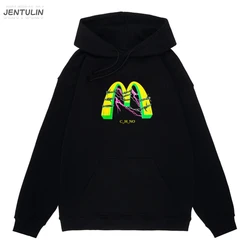 Fashion Pullover Men's Hoodies Vintage Graphic Hip Hop Graphic Goth Hooded Sweatshirt Oversized Women Clothes Y2k Aesthetic Tops
