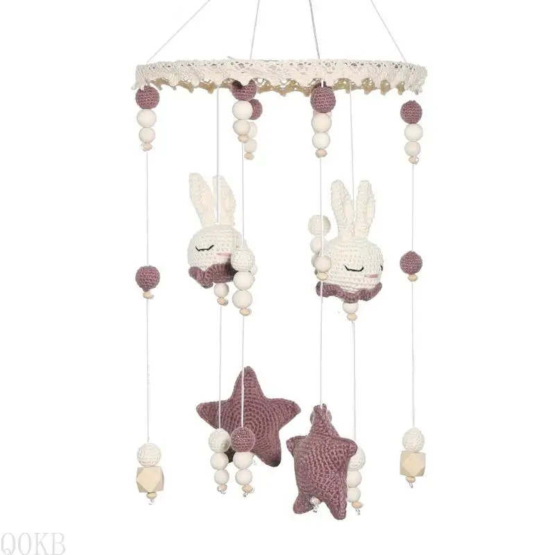 

Q0KB Mobile For Crib Bed Hangings Toy Babys Crib Rattle Toy Babys Toy Babys Rattle Toy For Newborns Crib Toy For Babies