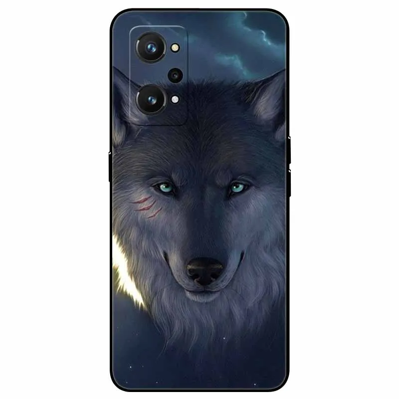 Soft Cover For Realme GT Neo 3T Case Silicone Bumper Wolf Lion TPU Funda Cases For Oppo Realme GT Neo3T 5G Case 2022 6.62 Shell