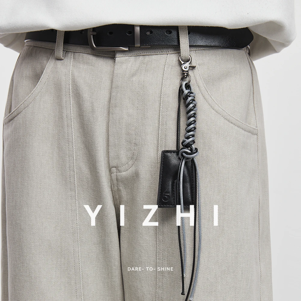 Fashion Men's Casual Suit Pants 2025 Spring and Autumn New Loose Straight Leg Newark Design Business Commuter Men's Casual Pants