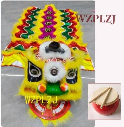 獅子舞-12インチ-衣装用太鼓-3～5歳児-男の子-女の子-子供用-パーティー-パフォーマンス-スポーツ-カーニバル-フェスティバル-ステージ-中国製