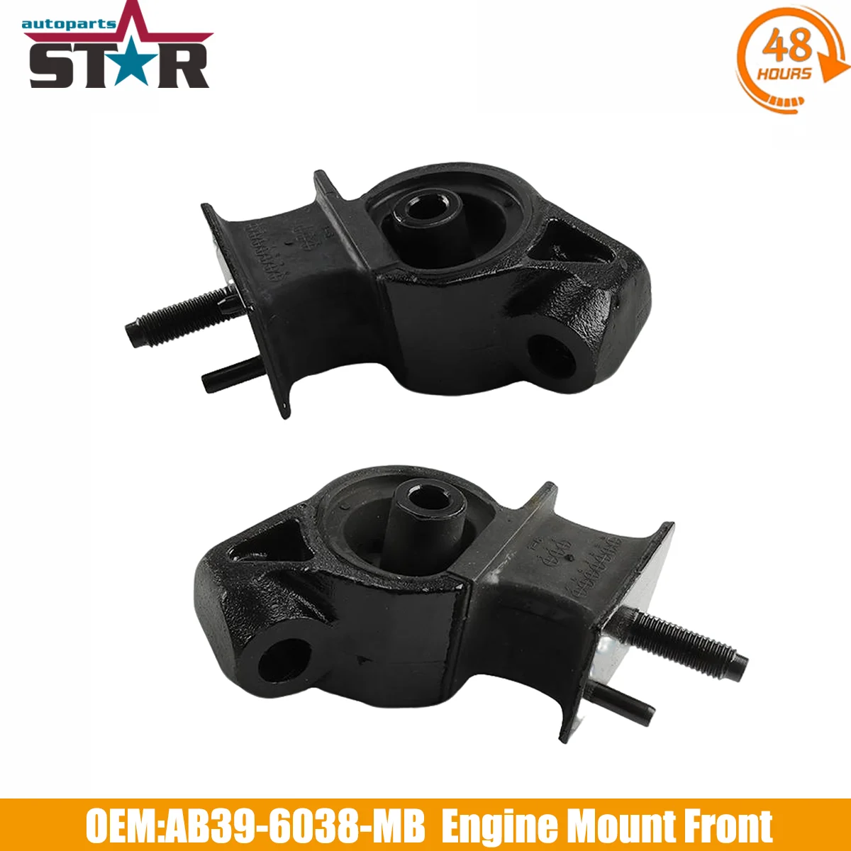 2 szt. Mocowanie silnika przednie lewe i prawe AB39-6038-MB AB39-6038-AG do Mazda BT50 2.2L do Ford Ranger PX 2.2L Akcesoria samochodowe