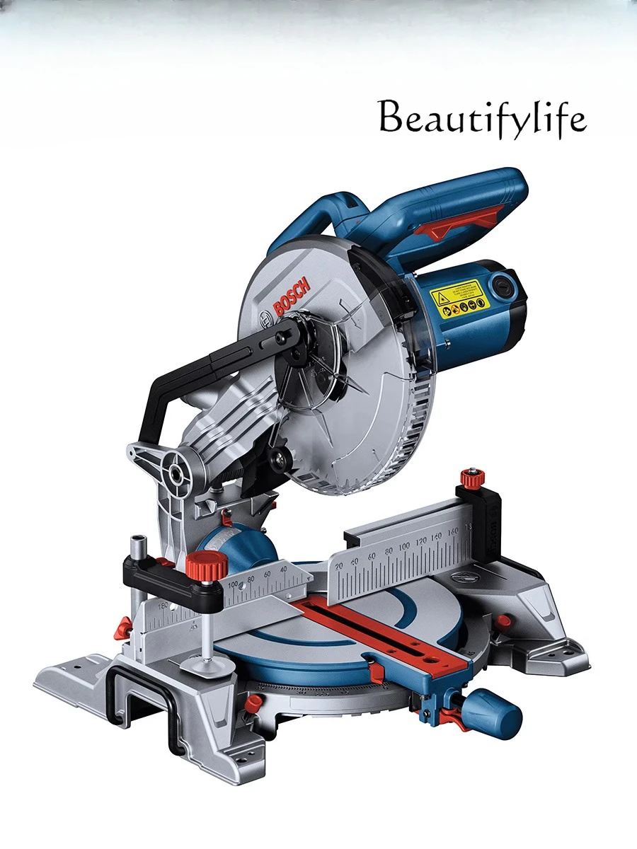 

Cutting machine 220V small desktop 8 inch woodworking plastic profile multi-functional miter saw