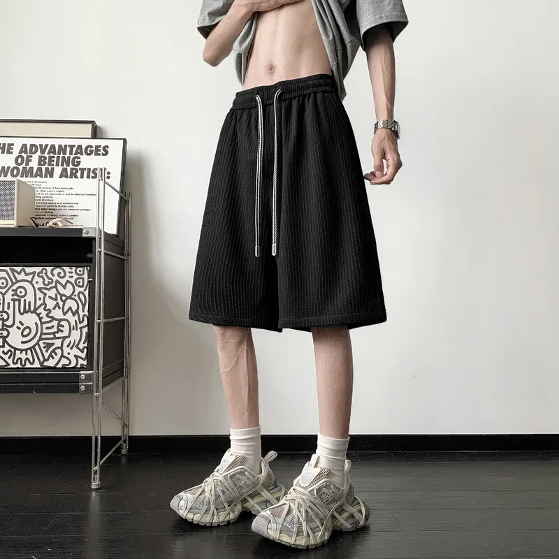 

Мужские спортивные шорты, летние свободные спортивные шорты с прямыми штанинами, быстросохнущие повседневные тренировочные шорты для бега в тренажерном зале для мужчин M-XXXXXL