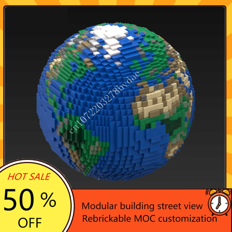 

3235PCS The Earth Modular MOC Creative street view Model Custom Puzzles Architecture DIY Education Assembly Model Toys Gifts