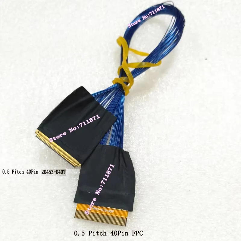 Type B 0.5 Pitch 40Pin 20453-040T FPC cable Line 144Hz 40 Pin 20453 040T FPC FFC screen cable 40P FPC 20454 040T For 20455-040E