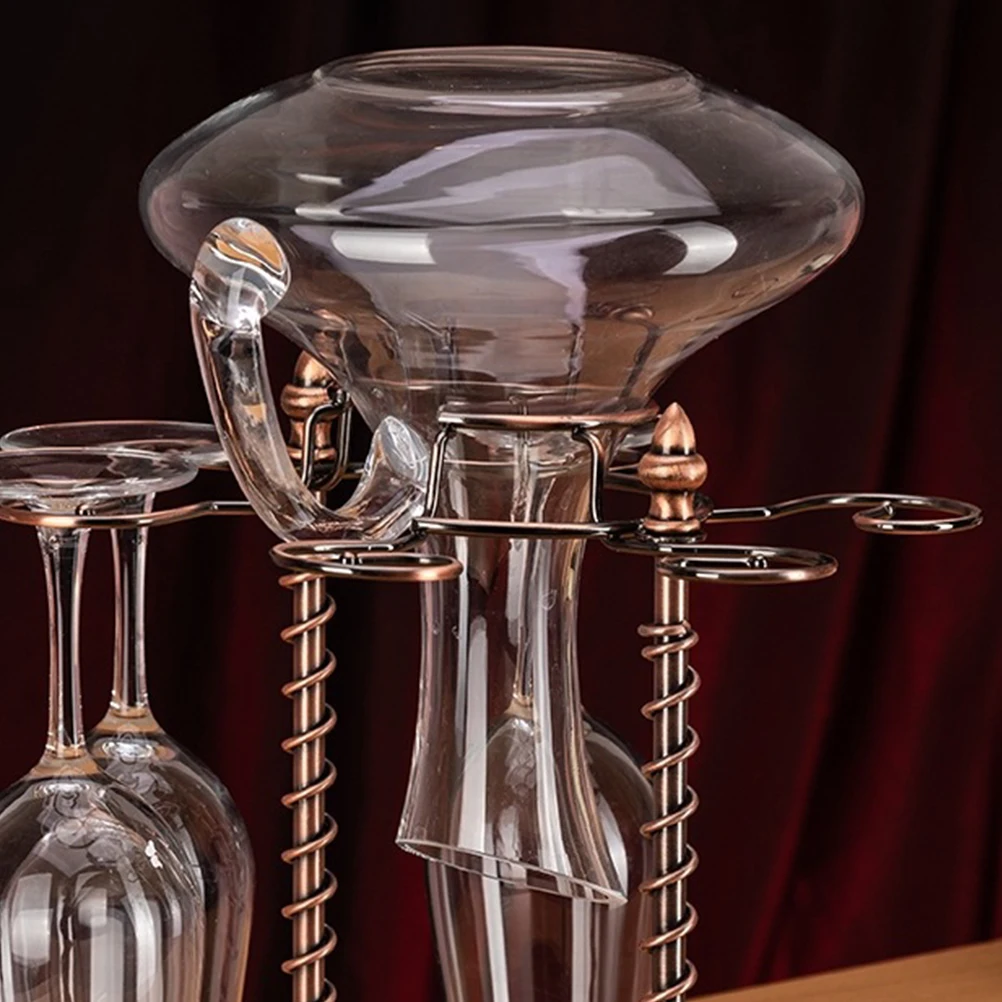 

Wine Cups Rack with Wood Base Wine Glass Holder Home Wine Glass Rack Creative Wine Glass Holder Cup Glass Rack Holder