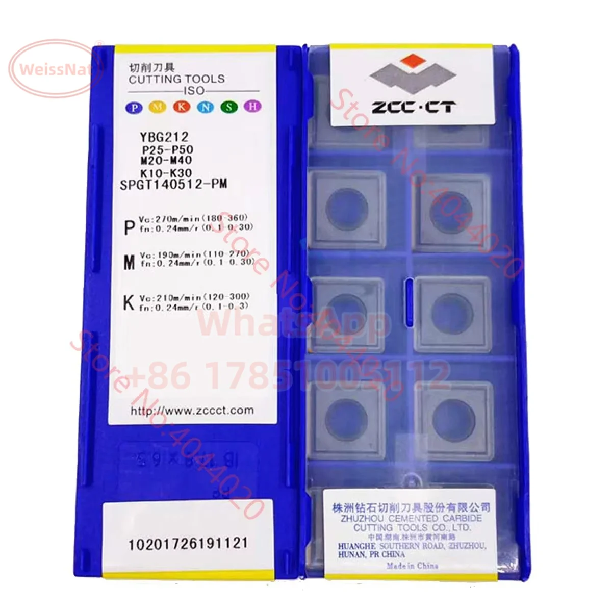 ZCC.CT SPGT050204 SPGT060204 SPGT07T308 SPGT090408 SPGT110408 SPGT140512 YBG205 YBG212 U Drill Carbide Insert SPGT Inserts