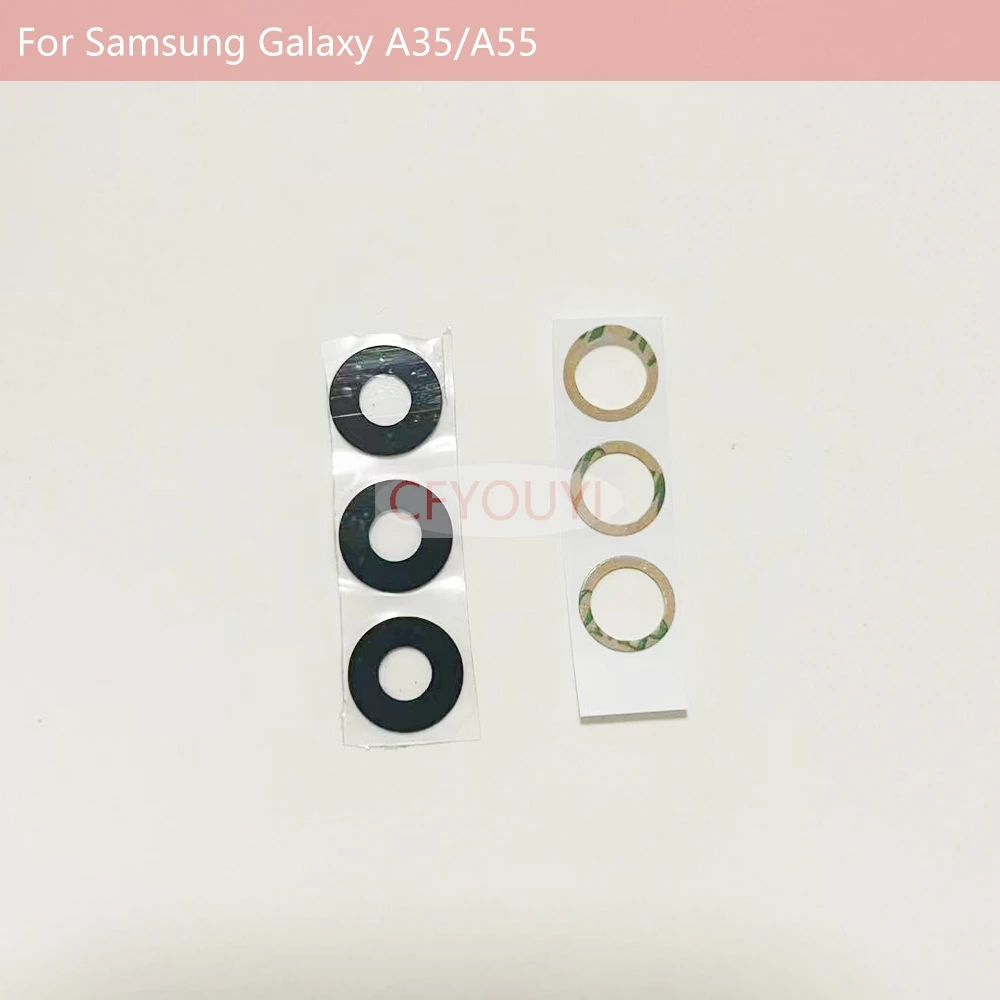 For Samsung Galaxy A35 A356 / A55 A556 Camera Glass Lens Replacement Part