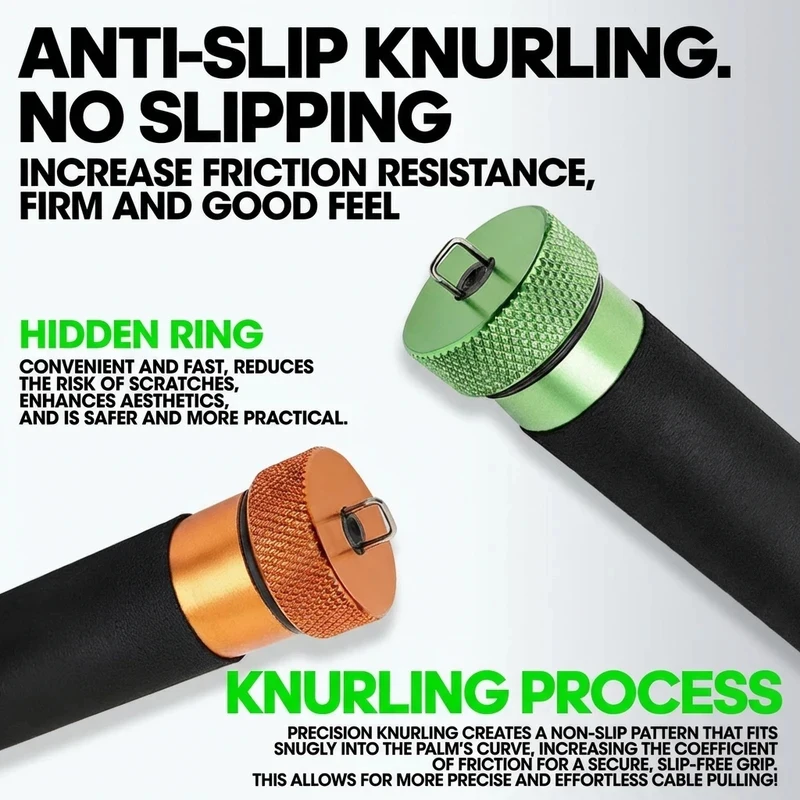 Aluminum Alloy Fishing Line Puller, Anti-slip Rubber Grip for Hook Tying and Line Protection gallery 3