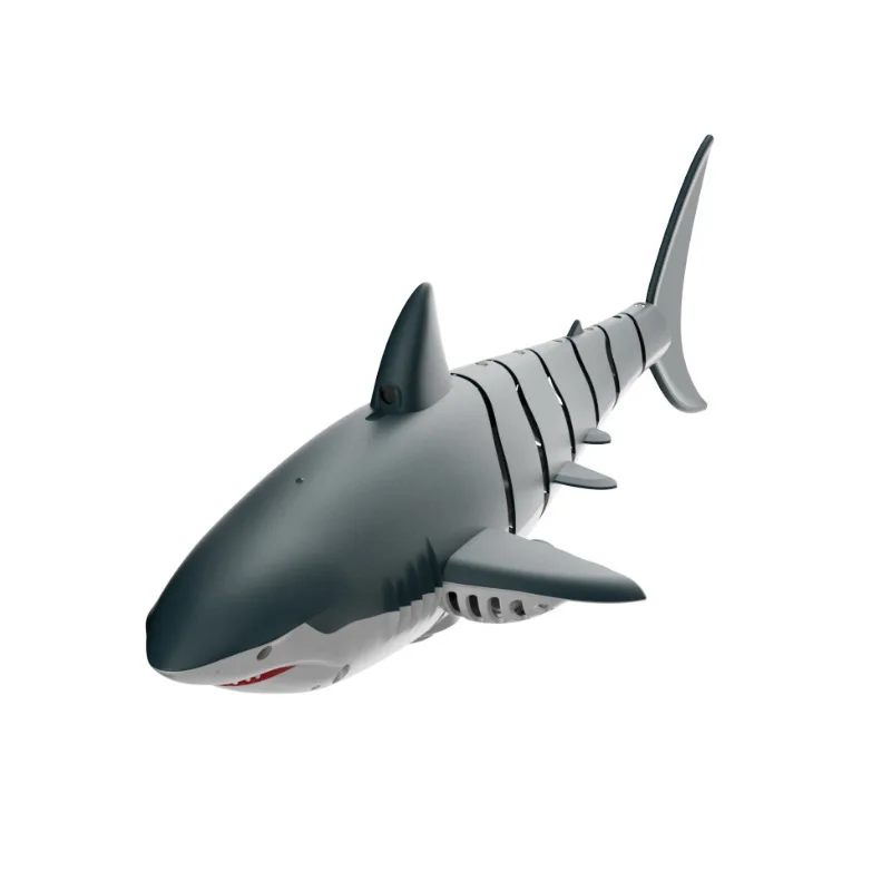 New S6 Simulation Remote Control Shark 2.4G Electric Water Toy Shark Boat Model Swinging Fish Toy Festival Gift