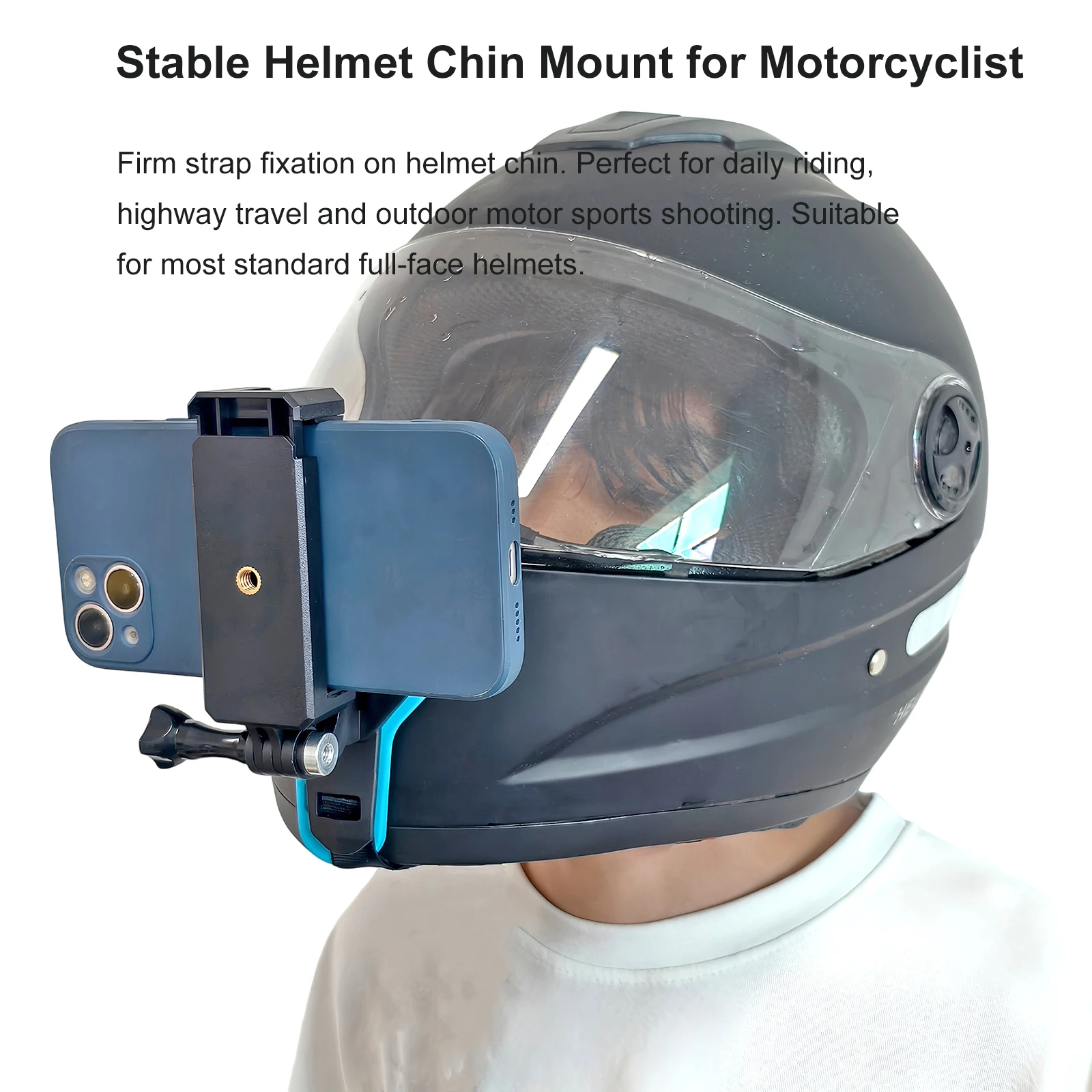 Motorhelm kinbandhouder voor G - Runcam Camera recensie en prijs