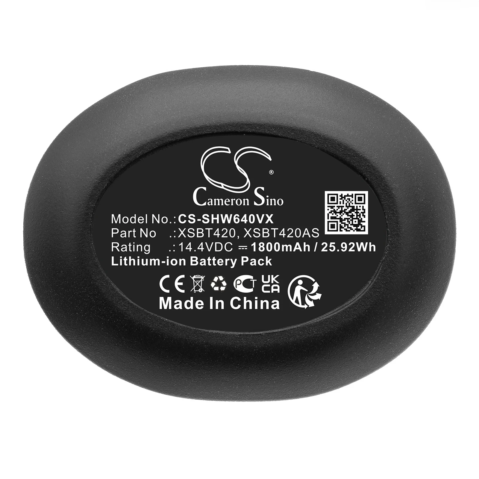 

Аккумулятор 14,4 В 1800 мАч XSBT420 XSBT420AS для Shark WS640 WS640AE WS642 WS642AE WV401BL WV403BR WS640BL WV410BL WV410PR WV410TL