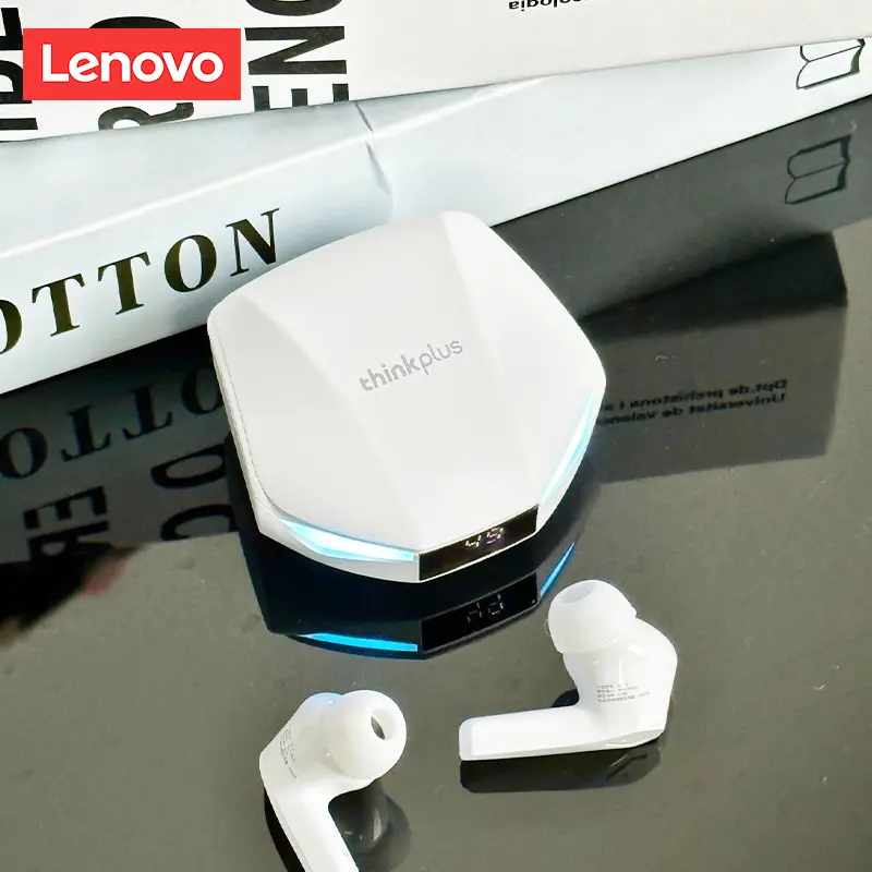 Choice Lenovo XT53 Upgrade Bluetooth 5.4 Earphone Low Latency Wireless Gaming Earbuds LED Display Waterproof Headphones with Mic - 5