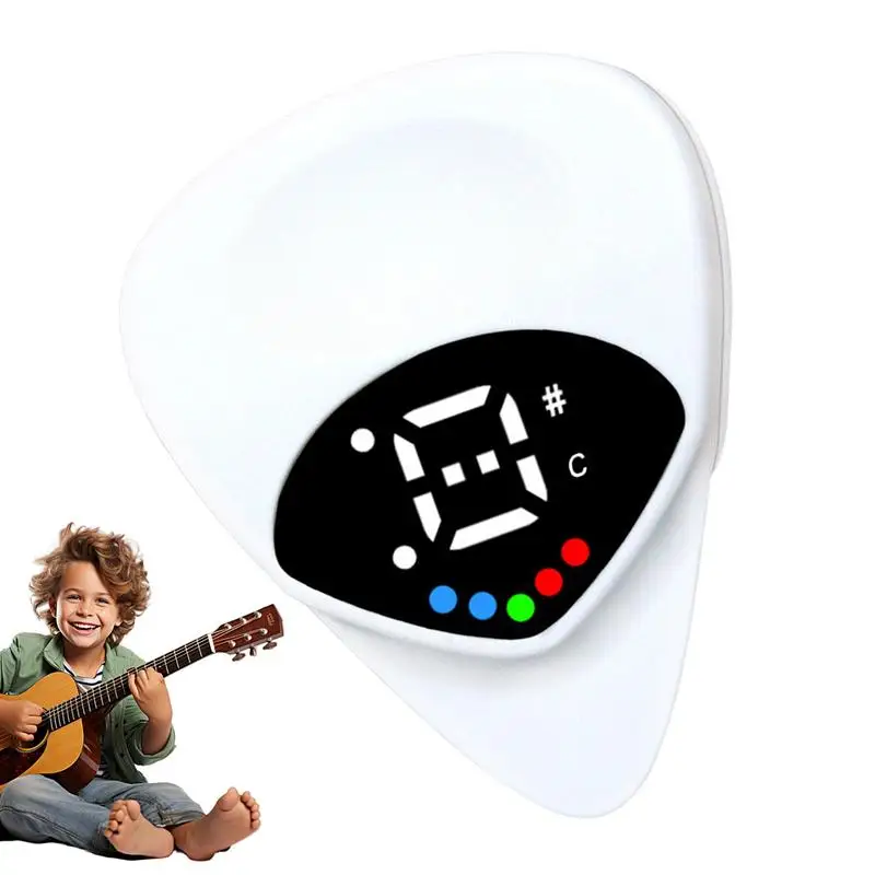 Guitar Tuner Picks Ukulele Classical Guitar Bass Violin Sound Calibrator 12-Tone Equal Temperament Pick Tuner Accessories