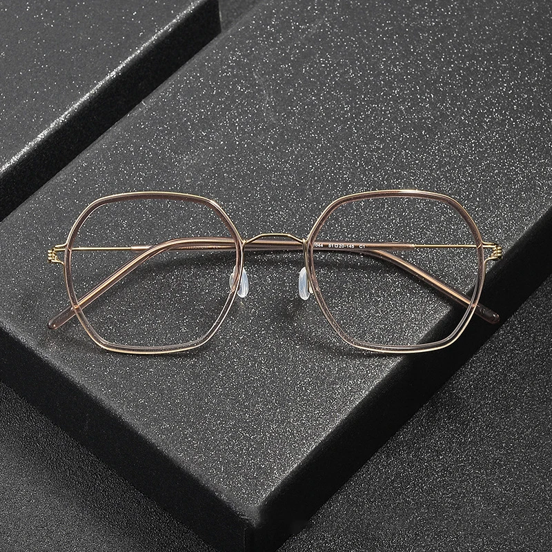 

Women's glasses Pure Titanium Spectacles Men Women Fashion Ultra Light Optical Glasses Frame Can Customize Myopia Reading Lenses