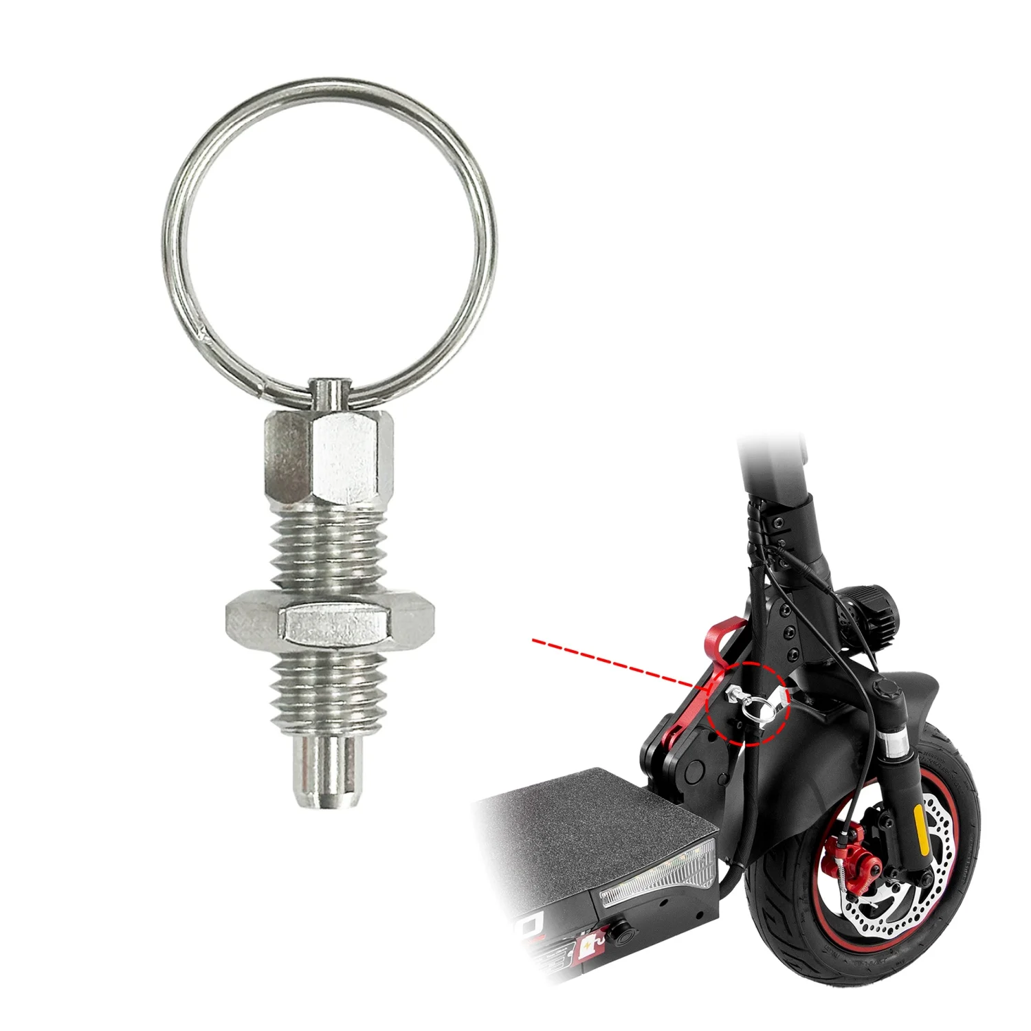 Goupille de pliage pour trottinette électrique iScooter iX3 iX4, pièces de rechange et accessoires