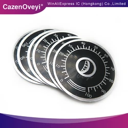 5piece TOPVR 0-100 potentiometer knob scale digital dial can be equipped with WTH118 WX112