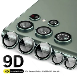 Camera Lens Protector Glass for Samsung S23 S24 Plus Ultra Full Cover Lens Metal Protector Ring for Galaxy Camera Film