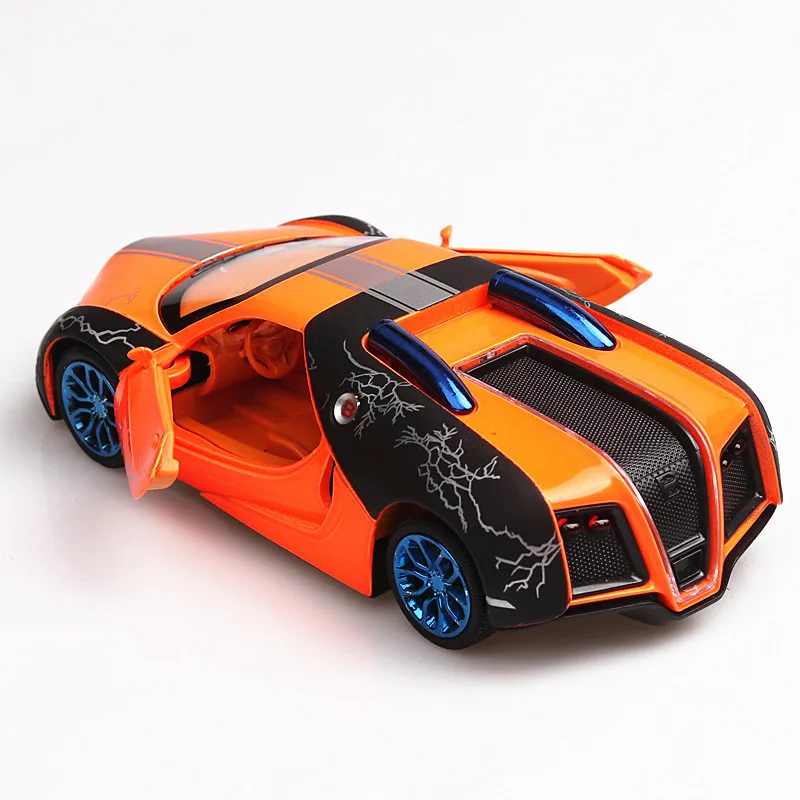 Bugatti Veyron Super carro esportivo para crianças, brinquedo de corrida Diecast, modelo puxador, colorido, A125, 1:32, menino