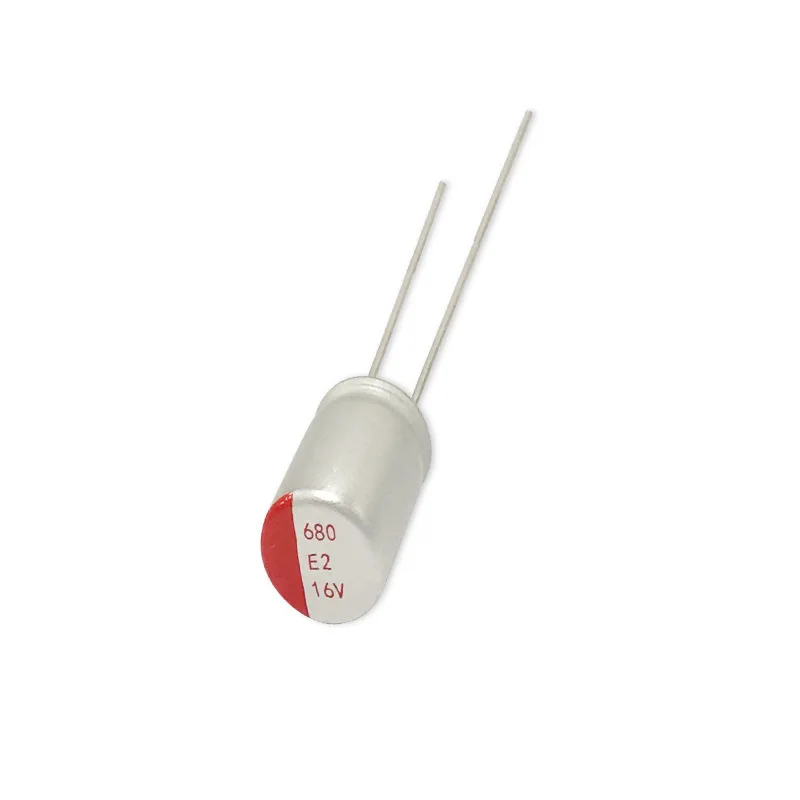 25pcs 16V 680uF Polymer Solid Electrolytic Capacitor 6.3x14mm for GaN 45W Charger Power Supply