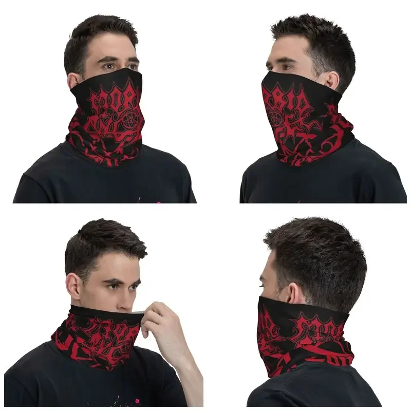 Morbid Angel Bandana Neck Gaiter Printed Music Band Balaclavas Wrap Scarf Multi-use Headband Fishing for Men Women Adult