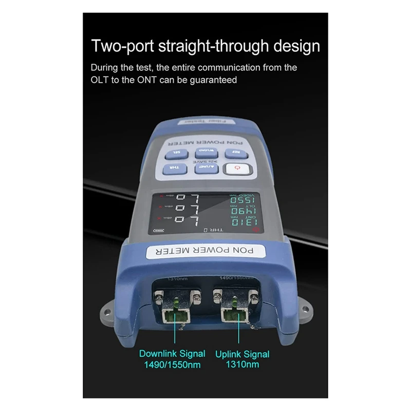 TM581 PON miernik mocy SC/APC Tester światłowodowy ONT/OLT 1310Nm/1490Nm/1550Nm do zastosowań i działania